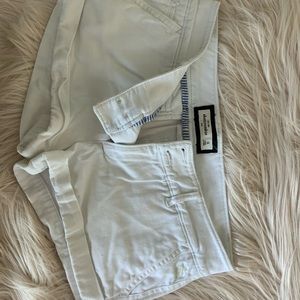 Kids 16 white denim shorts